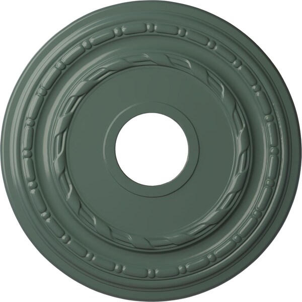 Ekena Millwork Dublin Ceiling Medallion (Fits Canopies up to 8 1/4"), 15 3/8"OD x 3 5/8"ID x 1"P, Cloud Burst CM15DUCBF - main
